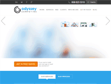 Tablet Screenshot of odysseyinc.com